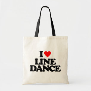 I LOVE LINE DANCE TOTE BAG