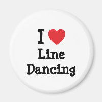 I love Line Dancing heart custom personalised