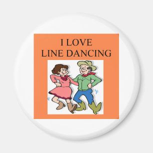 i love line dancing magnet