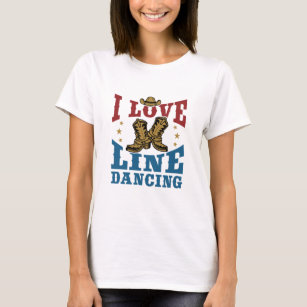 I Love Line Dancing T-Shirt