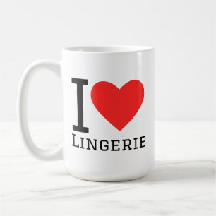 I love lingerie coffee mug
