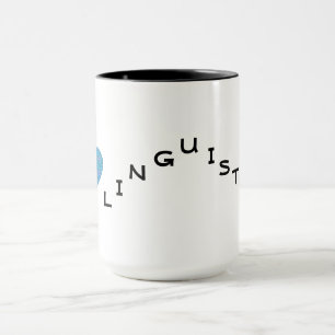I Love Linguistics Mug