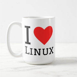 I love linux coffee mug