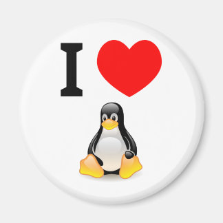 I love Linux Magnet