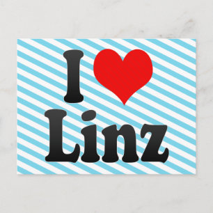 I Love Linz, Austria Postcard