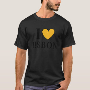 I Love Lisbon Portugal Proud Portugal Citizen Vaca T-Shirt