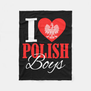 I Love Lish Boys Land Eagle Lish Wife Girlfriend P Fleece Blanket