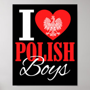 I Love Lish Boys Land Eagle Lish Wife Girlfriend P Poster