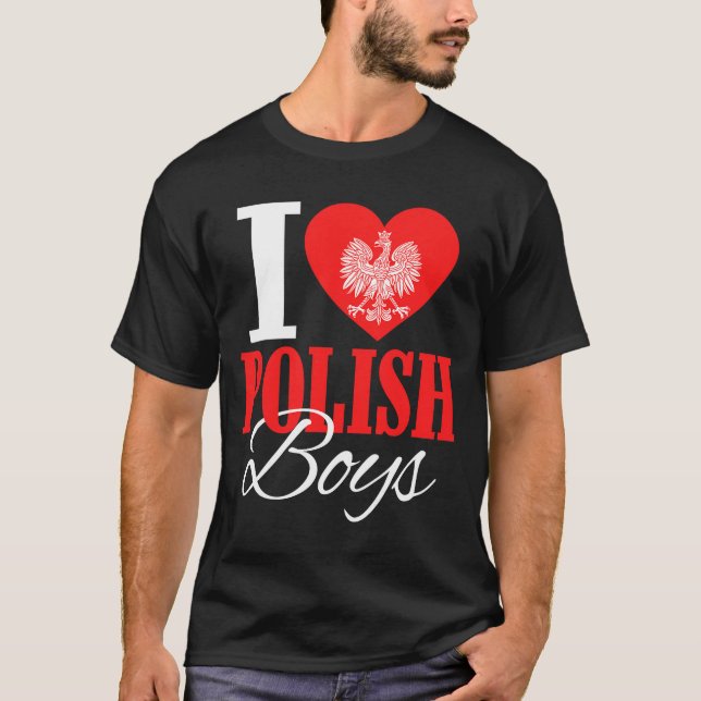 I Love Lish Boys Land Eagle Lish Wife Girlfriend P T-Shirt (Front)