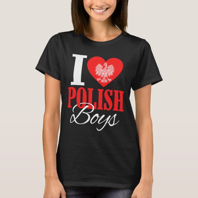 I Love Lish Boys Land Eagle Lish Wife Girlfriend P T-Shirt (Front)