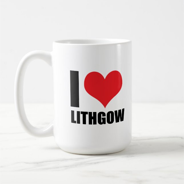 I love Lithgow Coffee Mug (Left)