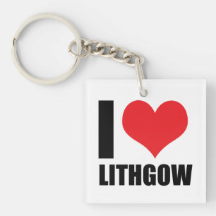 I love Lithgow Key Ring
