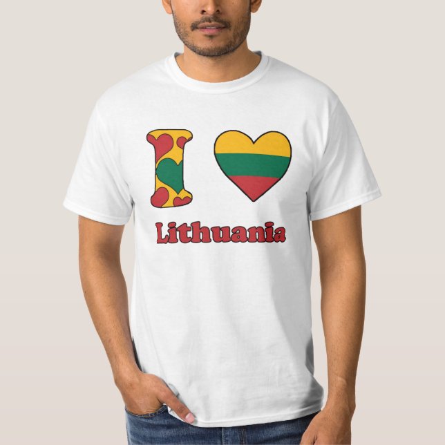 I love Lithuania T-Shirt (Front)