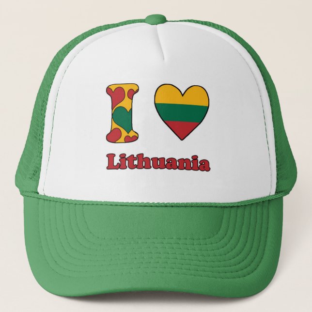 I love Lithuania Trucker Hat (Front)