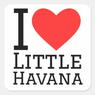 I love little Havana  Square Sticker