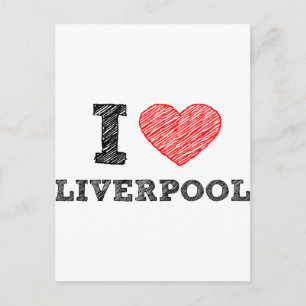 I love Liverpool Postcard