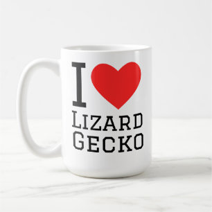I love lizard gecko coffee mug
