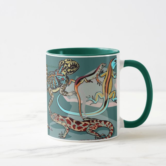 I love LIZARDS-drinking mug (Right)
