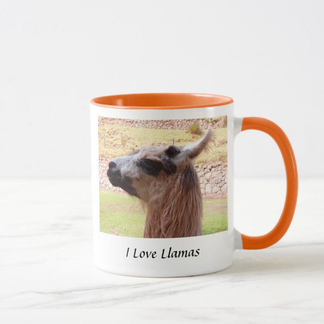 I Love Llamas Mug (Right)