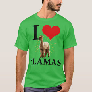I Love Llamas T-Shirt