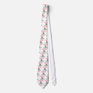 I Love Llamas Tie
