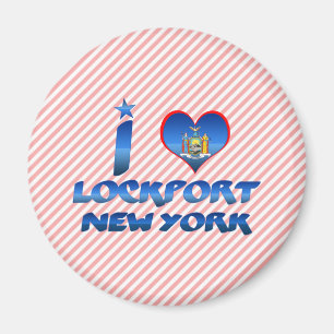 I love Lockport, New York Magnet