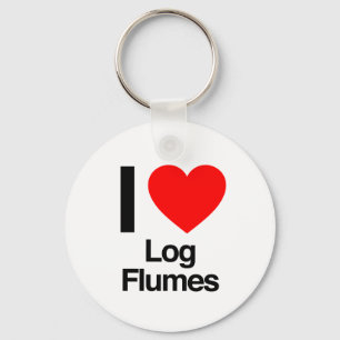 i love log flumes key ring