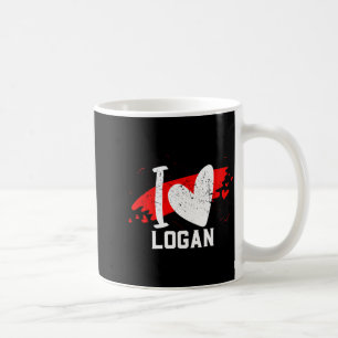 I Love Logan I Heart Logan Coffee Mug