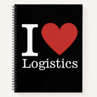 I ❤️ Love Logistics - Logistics Dept. NOTEBOOK