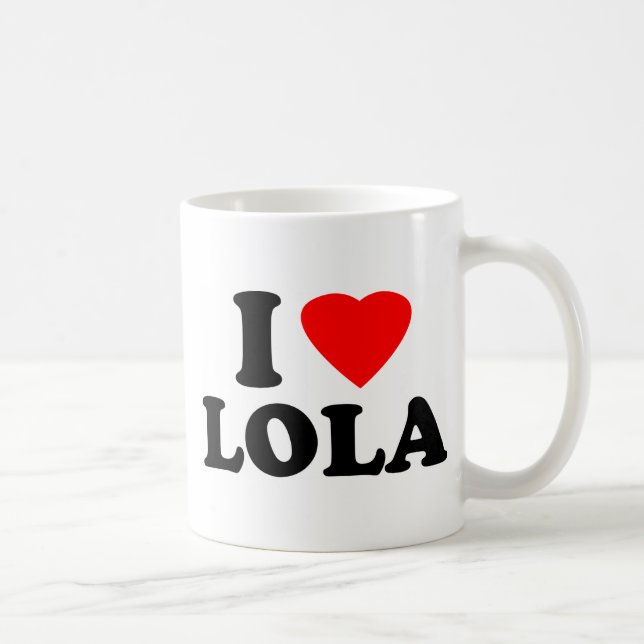 I Love Lola Coffee Mug (Right)