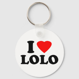 I Love Lolo Key Ring
