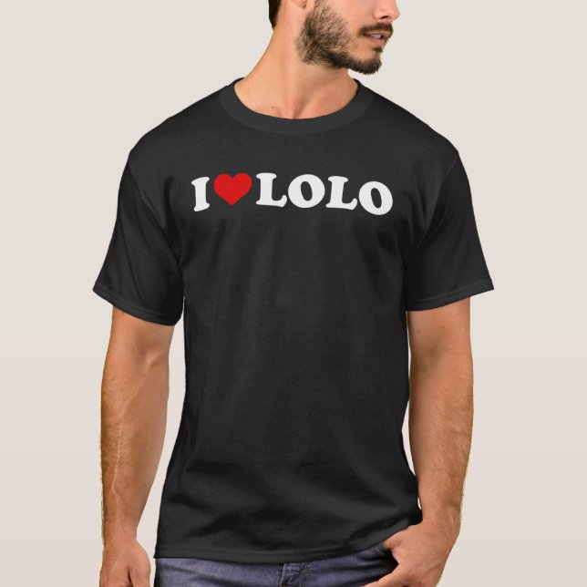 I Love Lolo T-Shirt (Front)