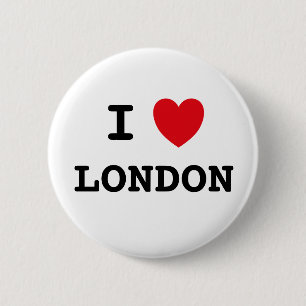 I love London 6 Cm Round Badge