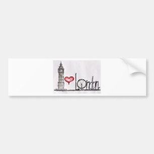 I love London Bumper Sticker