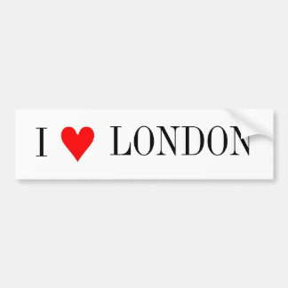 I love London Bumper Sticker