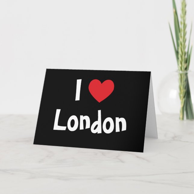 I Love London Card (Front)