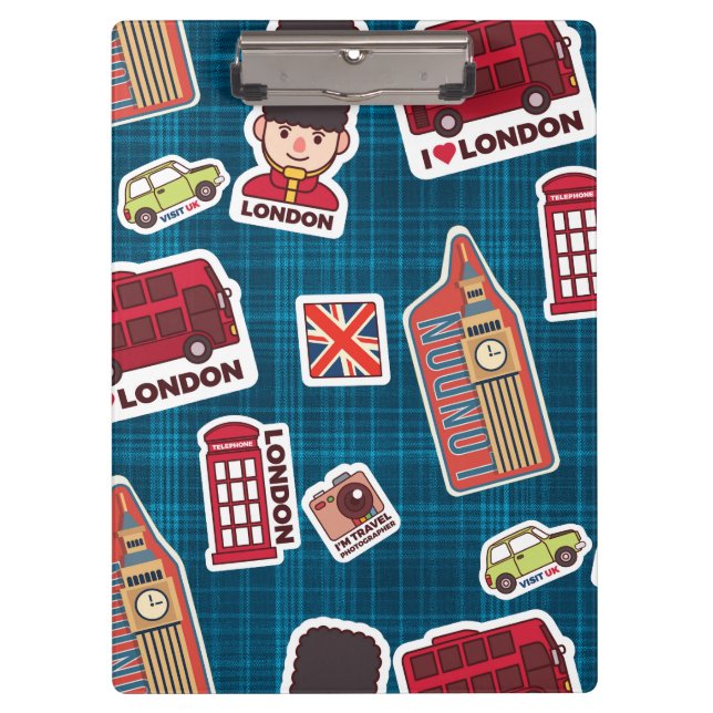 I Love London Clipboard (Front)
