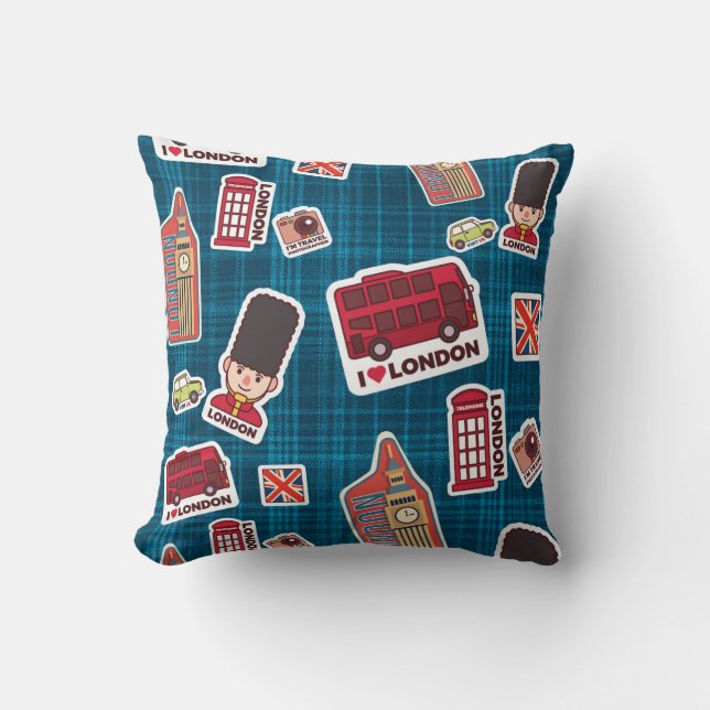I Love London Cushion (Front)