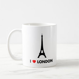 I Love London - Eiffel Tower Mug