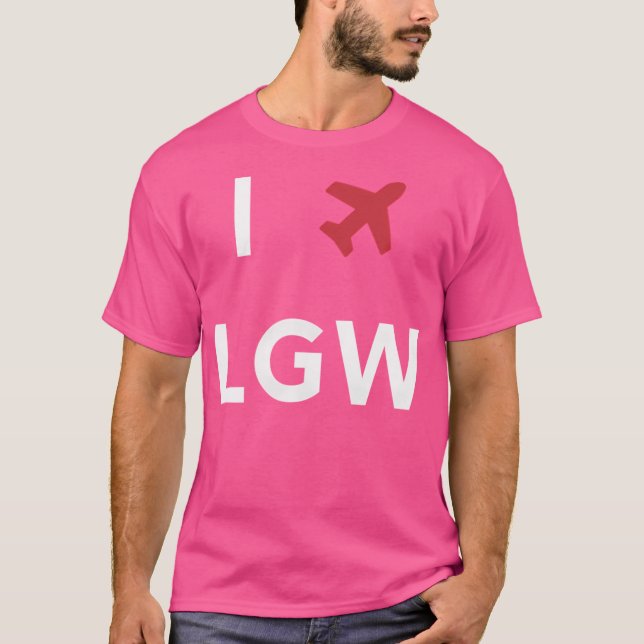 I Love London Gatwick Lgw T-Shirt (Front)