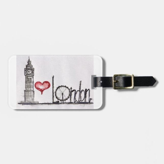 I love London Luggage Tag (Front Horizontal)