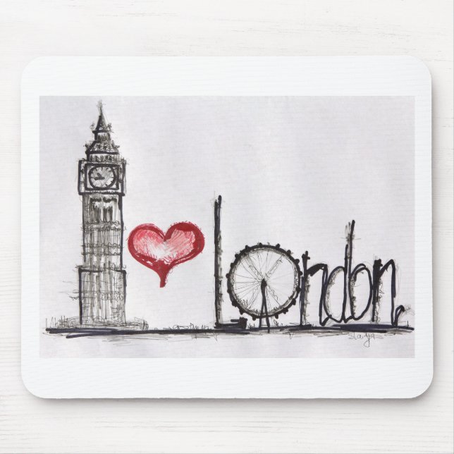 I love London Mouse Mat (Front)