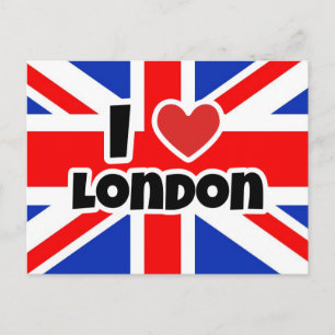 I love london postcard