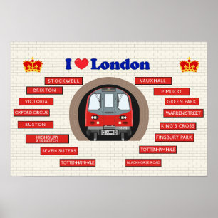 I Love London Poster