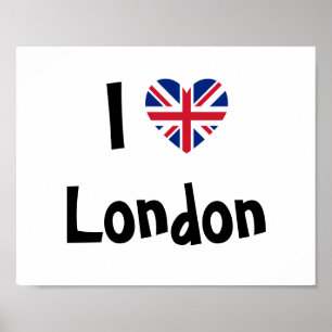 I Love London Poster