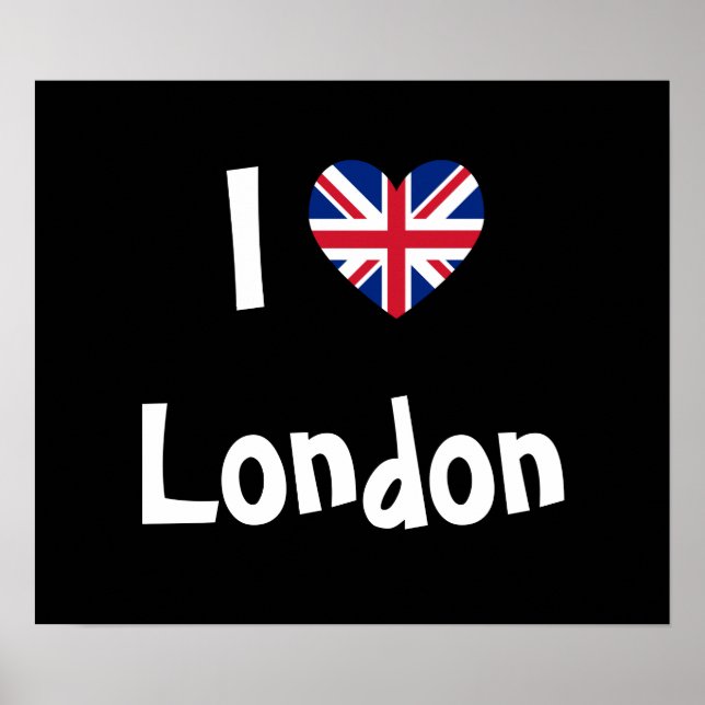 I Love London Poster (Front)