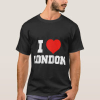 I Love London T-Shirts Raglan Baseball