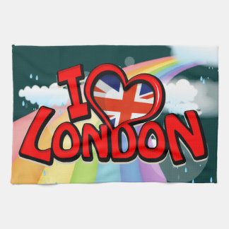 I Love London Tea Towel