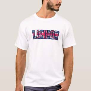 I Love London Vibes London England Flag Souvenir T-Shirt