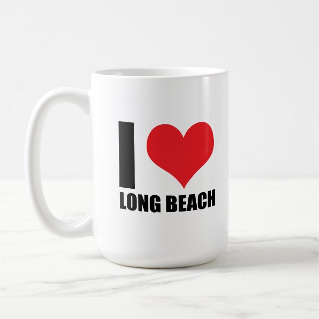 I love Long Beach Coffee Mug (Left)